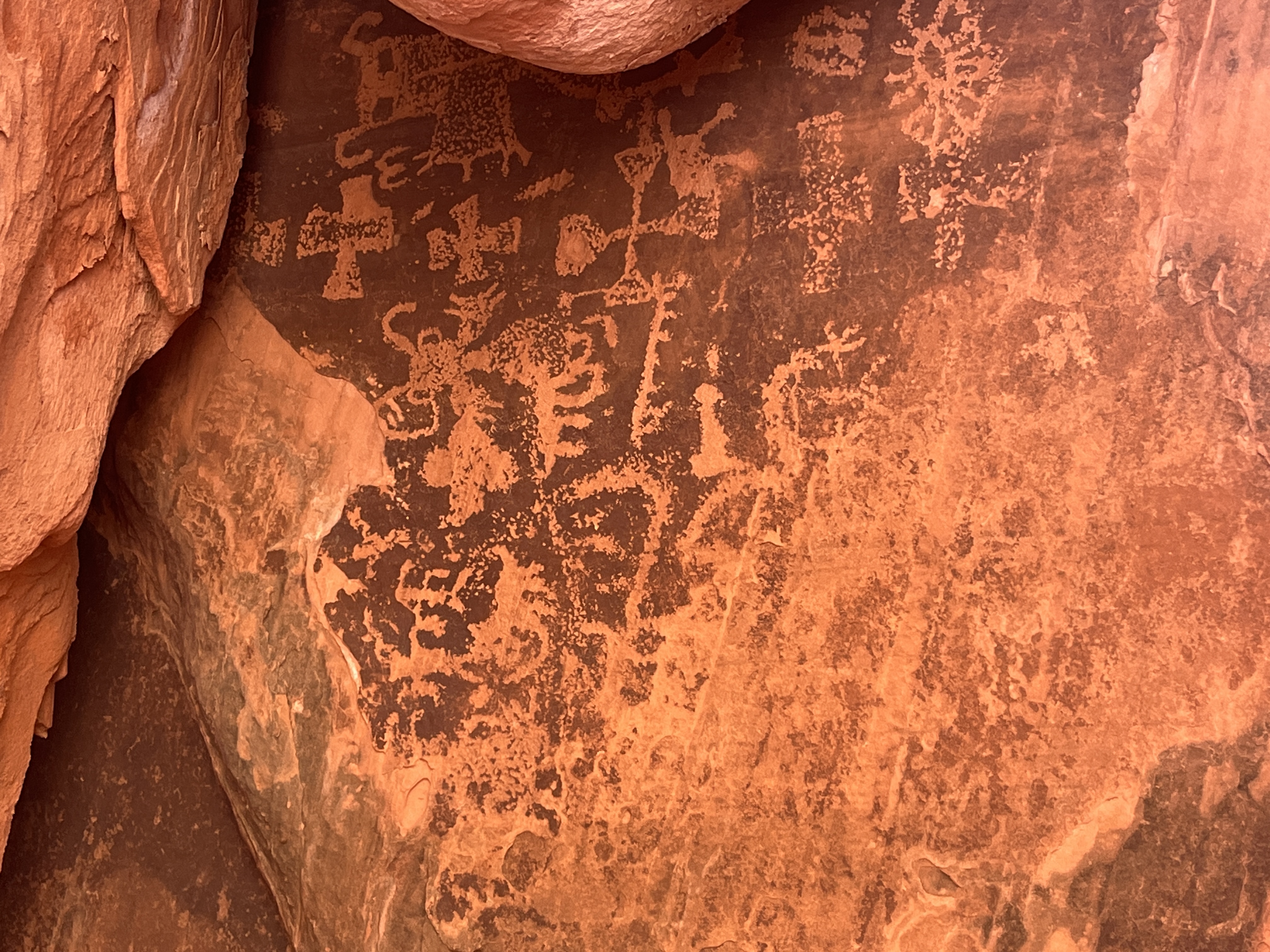Petroglyphs in the Valley of Fire