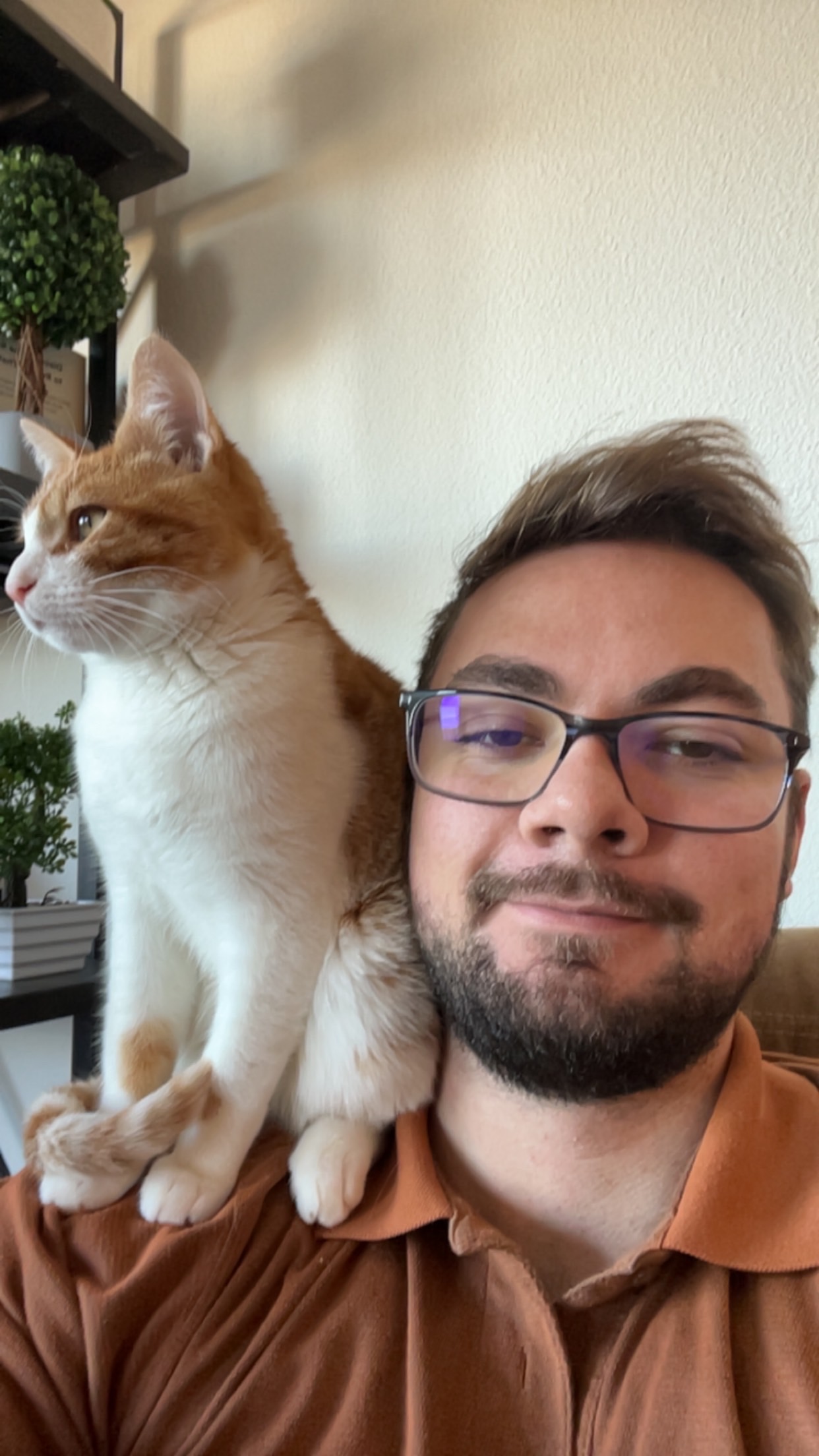 Adult Gobby on shoulder