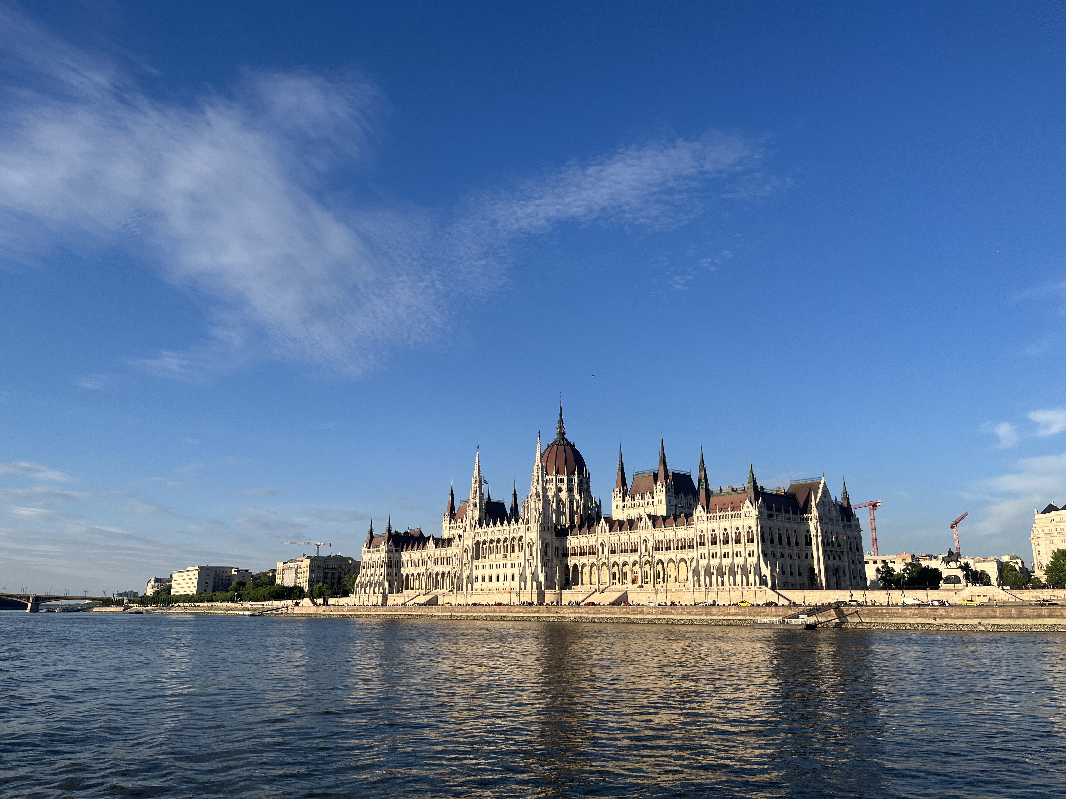 Hungarian Parliament on the Danube River