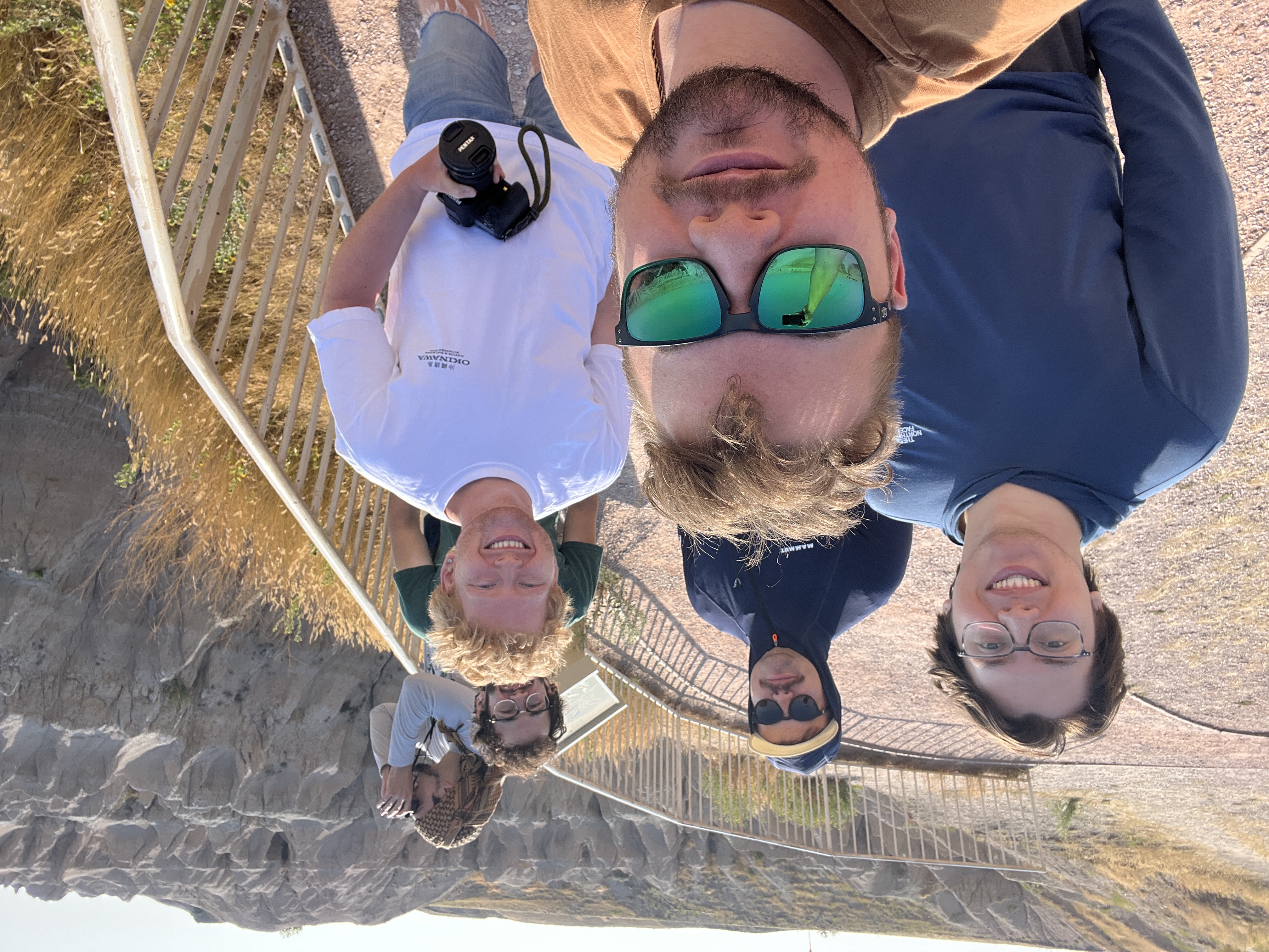 Group in the Badlands