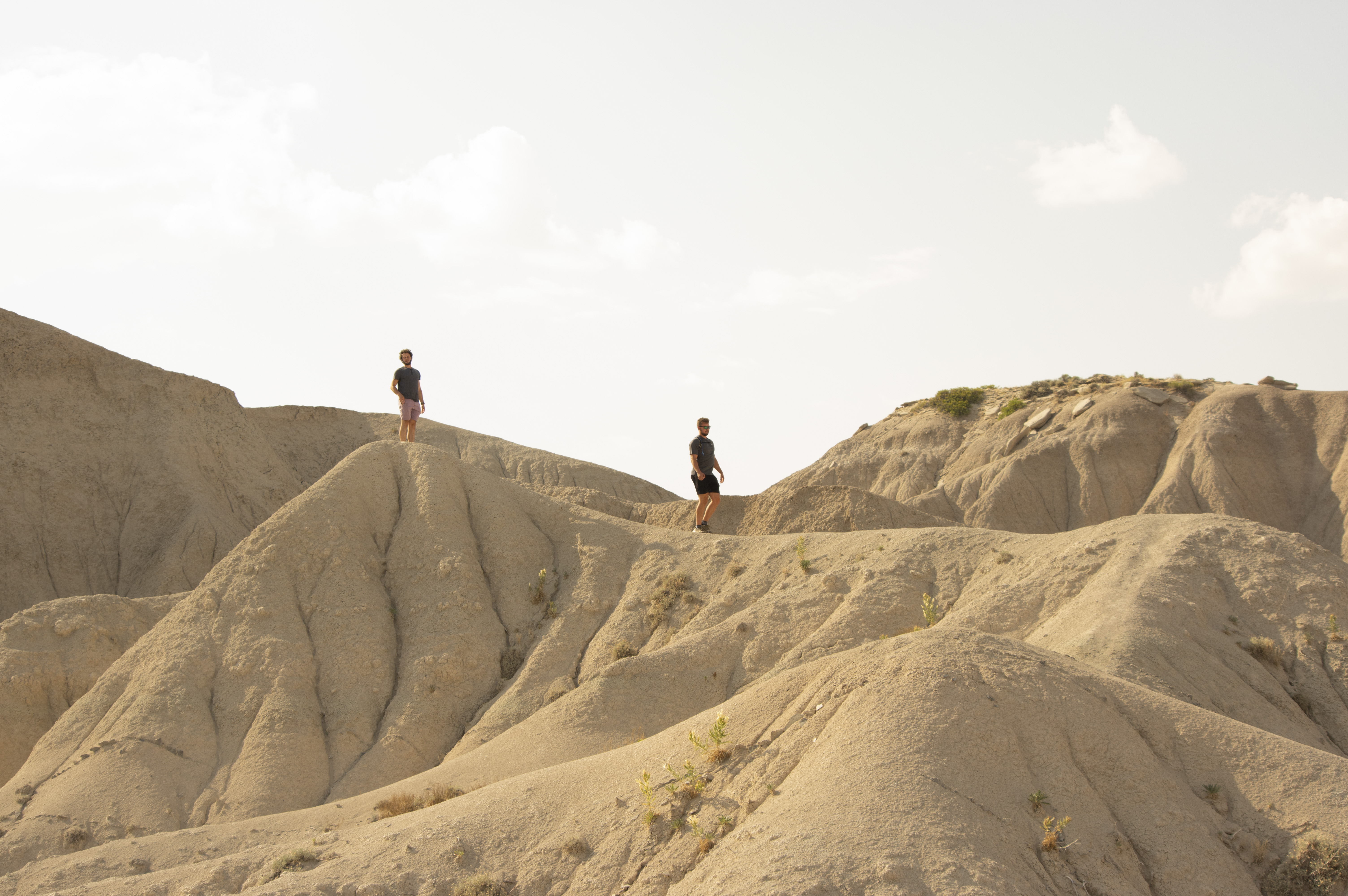 Ridge walking in the Badlands